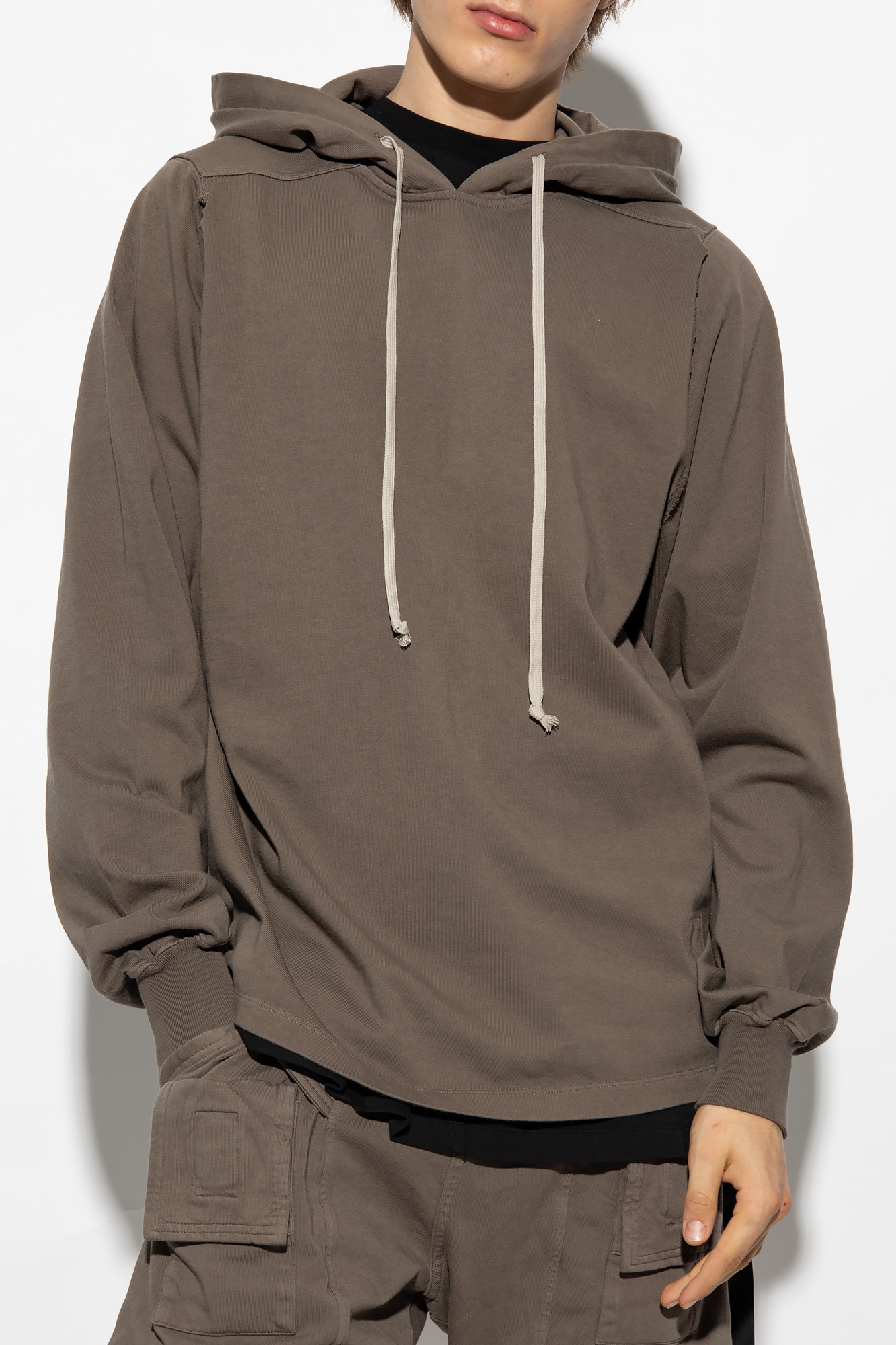 Rick Owens DRKSHDW Hoodie with slits Men s Clothing Vitkac